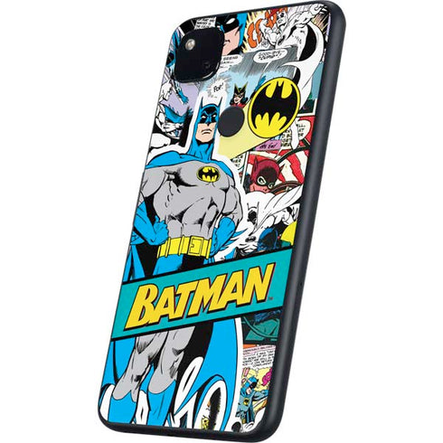 DC Comics Batman Vintage Pose Collage Art Google Pixel 4a Skin